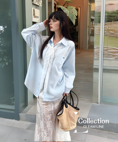 Drape Lace Shirt